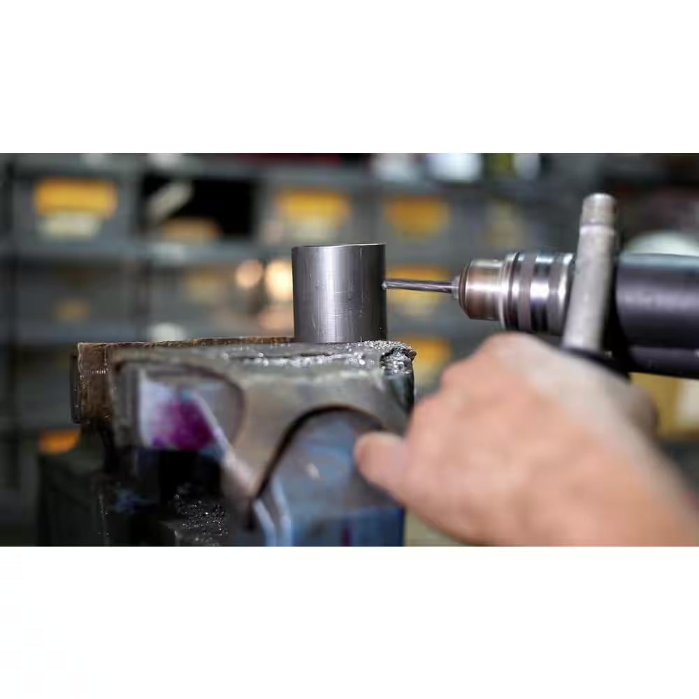 1/4 In. High Speed Steel General Purpose Black Oxide Twist Drill Bit (12-Pack)