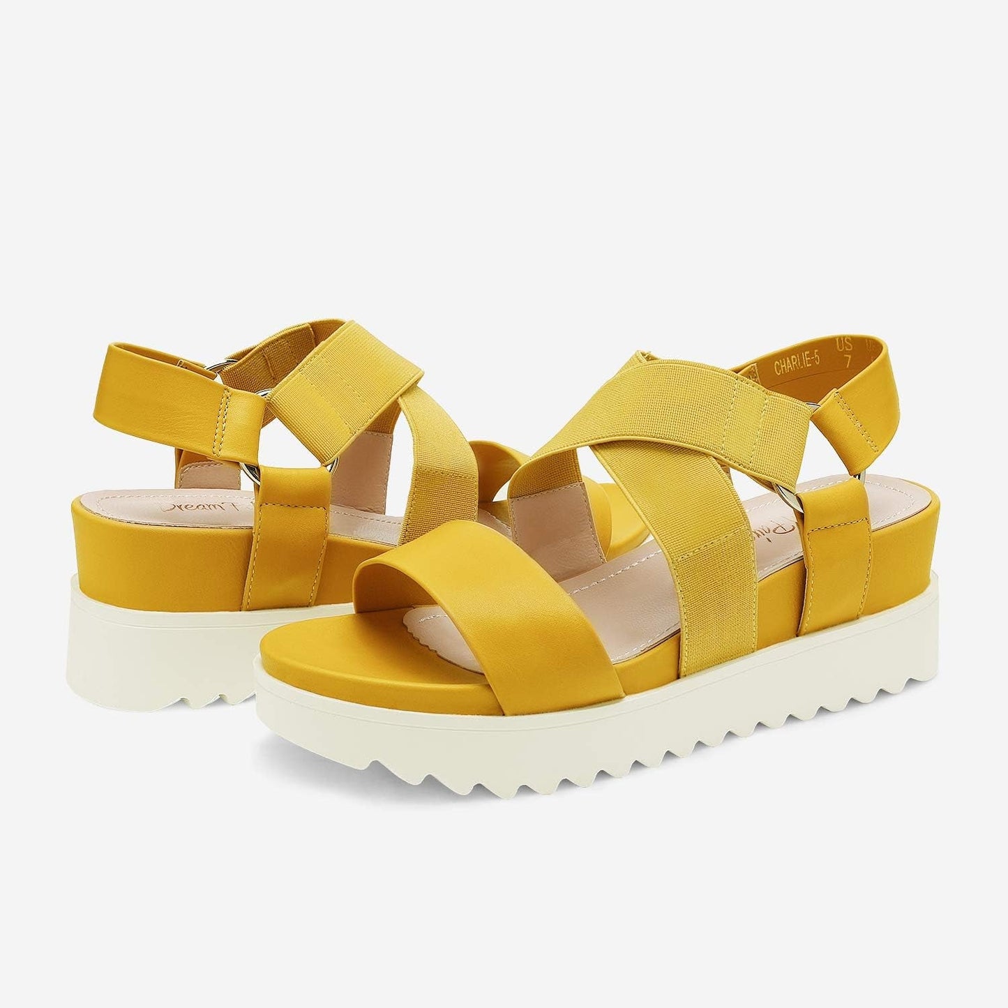 Women’S Open Toe Ankle Strap Platform Wedge Sandals