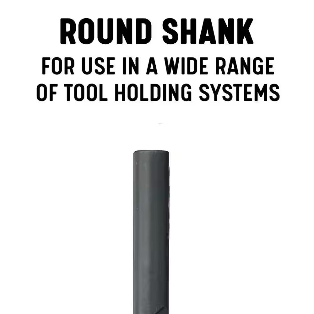 1/4 In. High Speed Steel General Purpose Black Oxide Twist Drill Bit (12-Pack)
