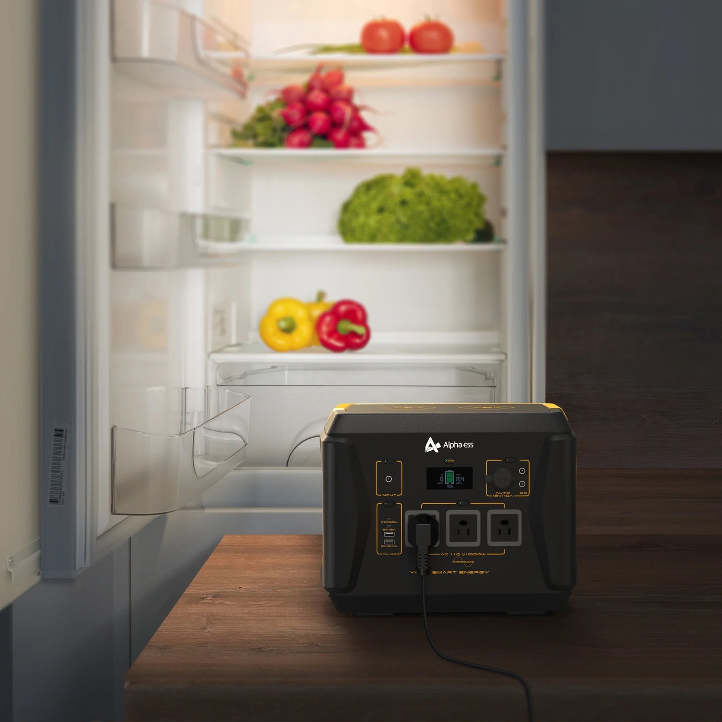 1000W Continuous / 2000W Peak Portable Solar Generator