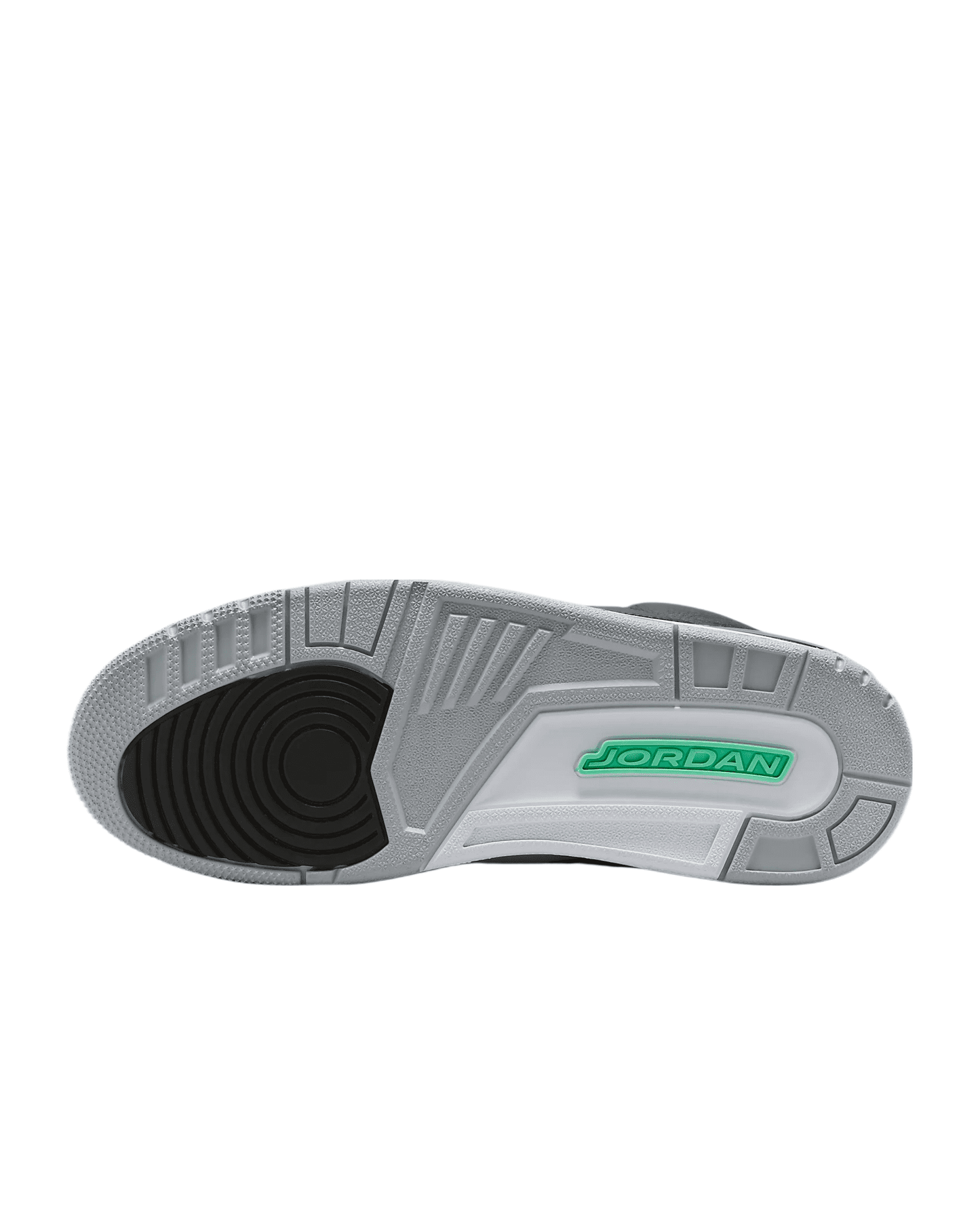 Men'S 3 Retro Black / Green Glow-Wolf Grey CT8532-031, Size 11-US