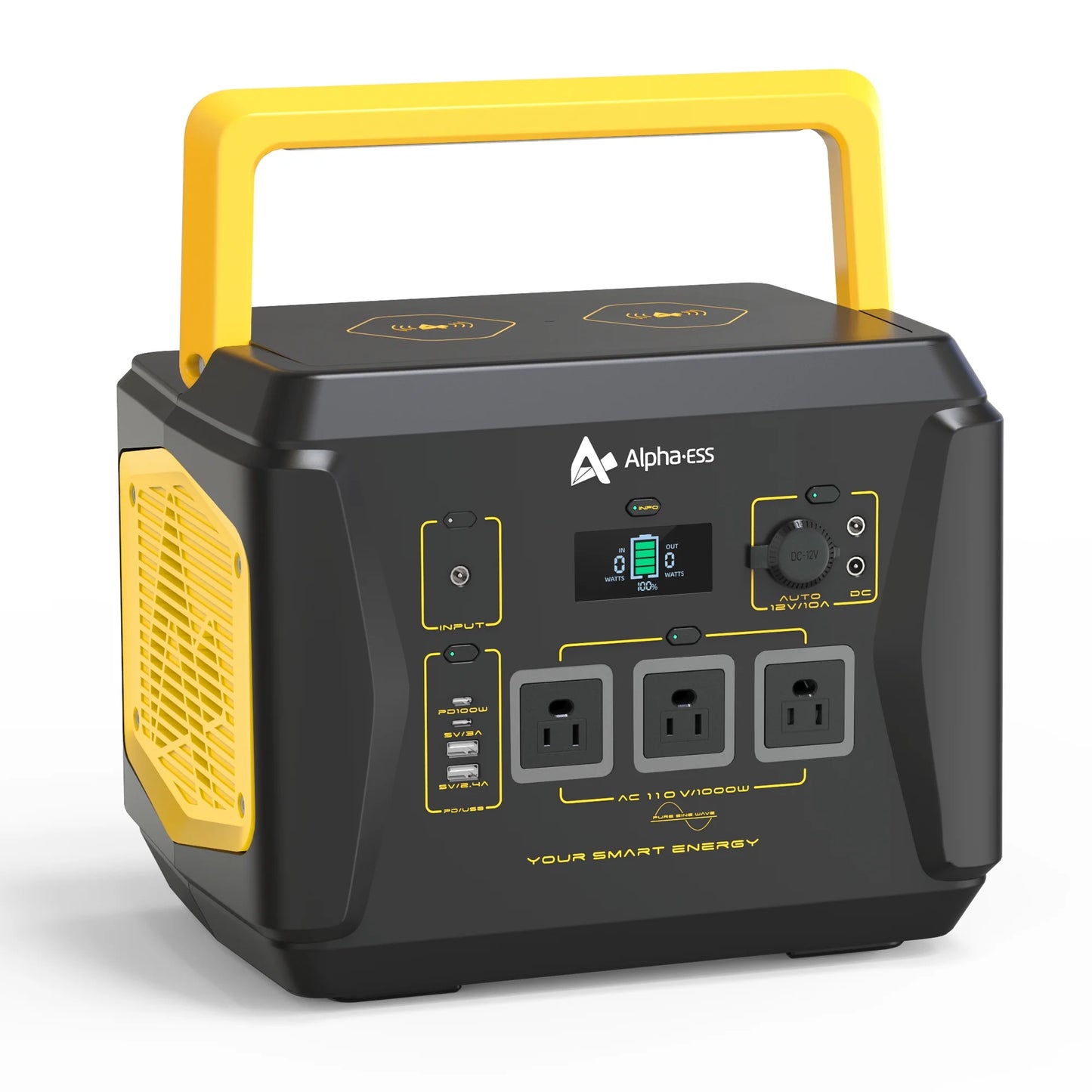 1000W Continuous / 2000W Peak Portable Solar Generator
