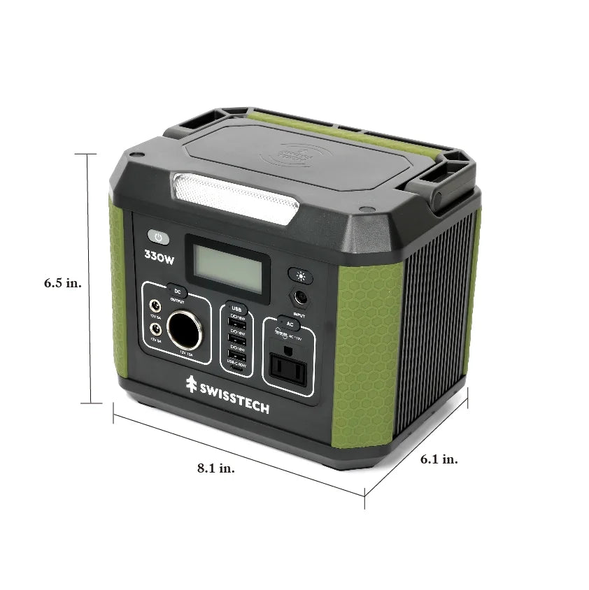 330W Portable Power Station 288Wh Solar Generator for Camping & Emergency Use