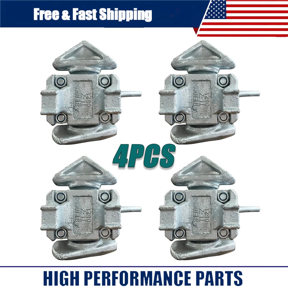 4-PACK Sea Rail Shipping Container Manual Twist Lock Left Handlocking NEW