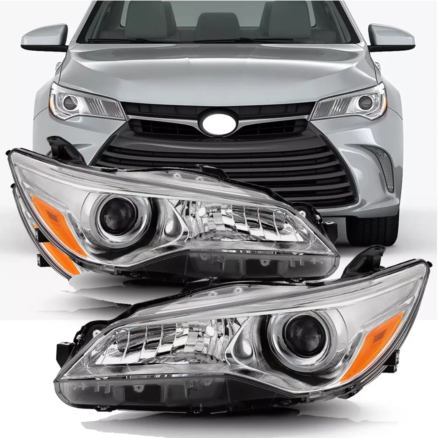 For 2015 2016 2017 Toyota Camry LE SE XLE XSE Projector Headlamps Headlights