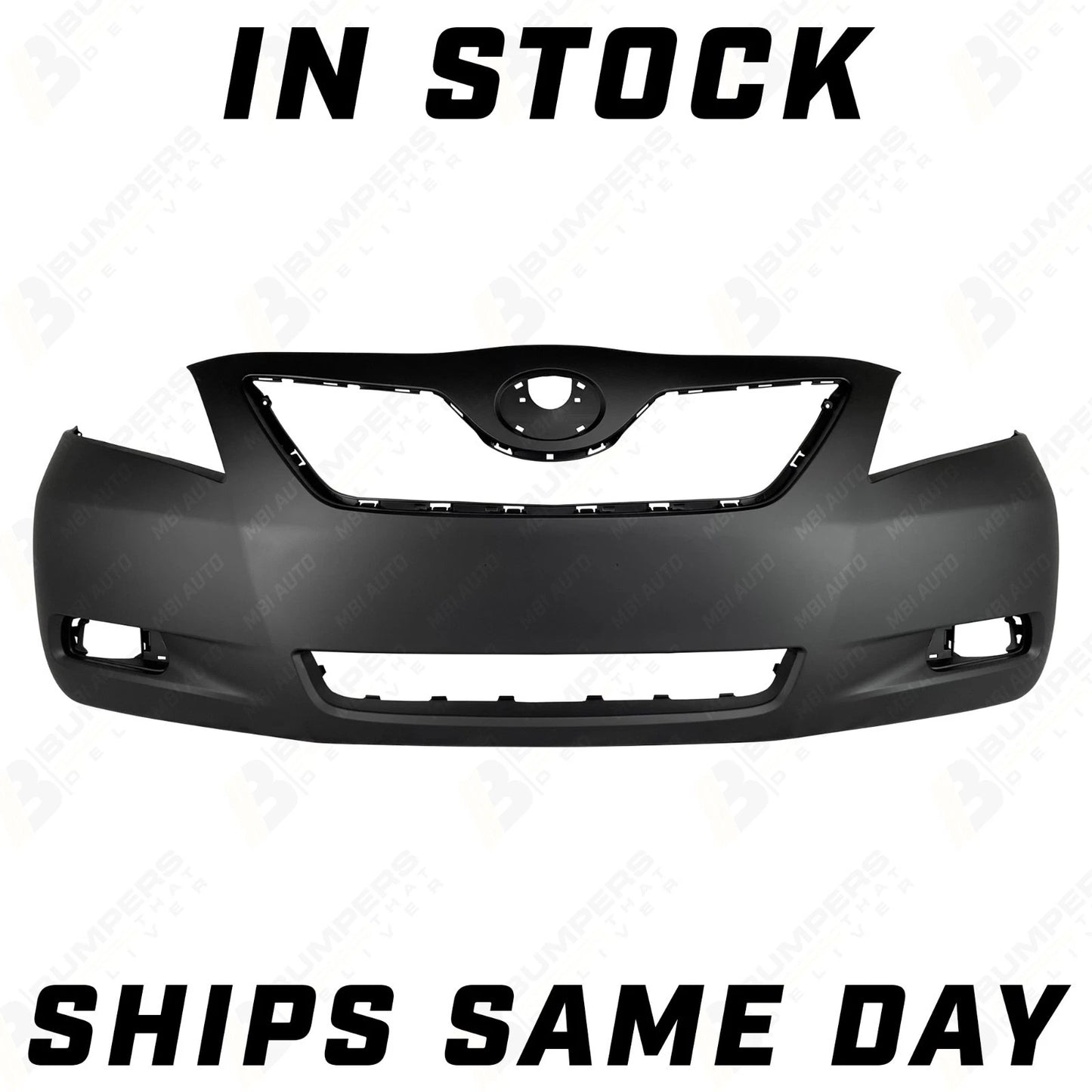 NEW Primered - Front Bumper Fascia for Replacement 2007-2009 Toyota Camry Hybrid