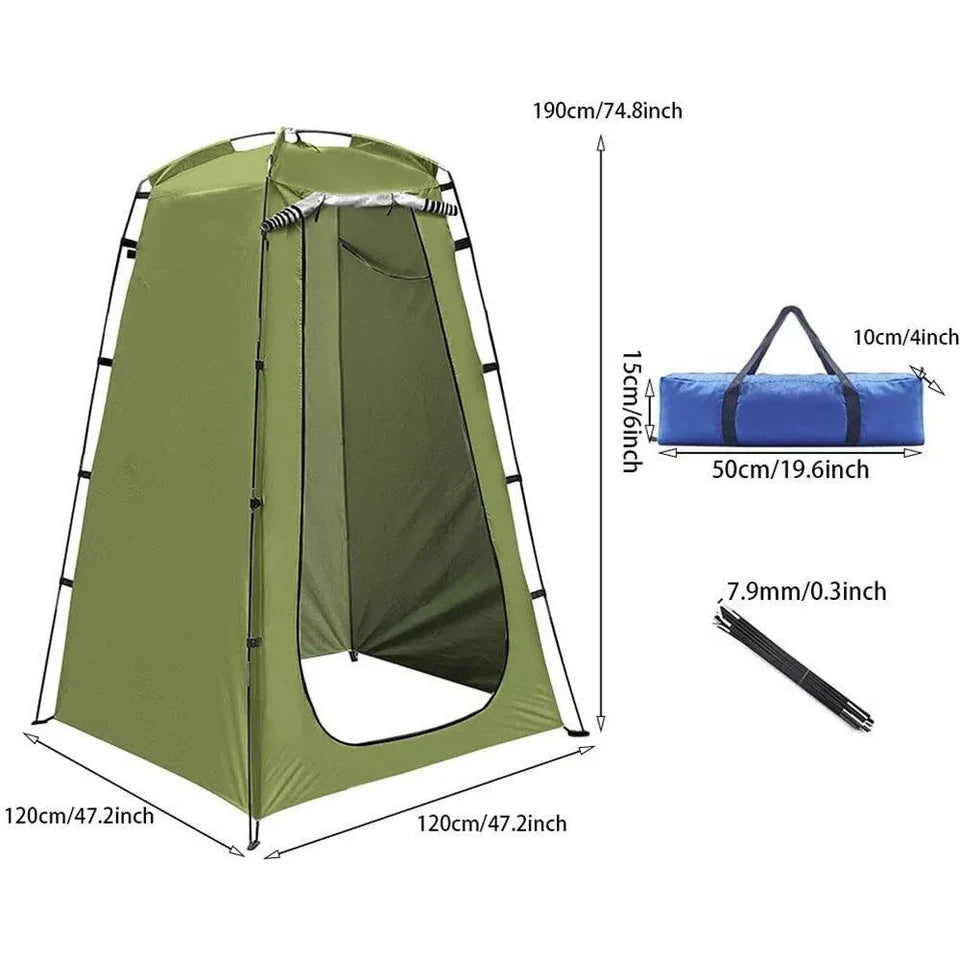 Portable Toilet and Privacy Tent for Adults, Pop Up Potty Tents Outdoors Toilets