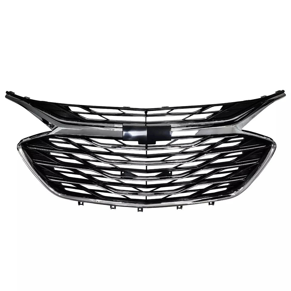 For Chevrolet Chevy Malibu 2019-2025 Front Upper&Lower Grille W/Chrome Trim 3PCS