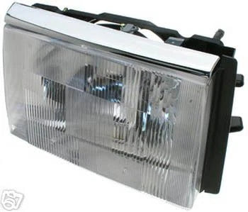 HEADLIGHT LAMP assembly PAIR SET LEFT & RIGHT NEW VOLVO 240 1372107 1372106