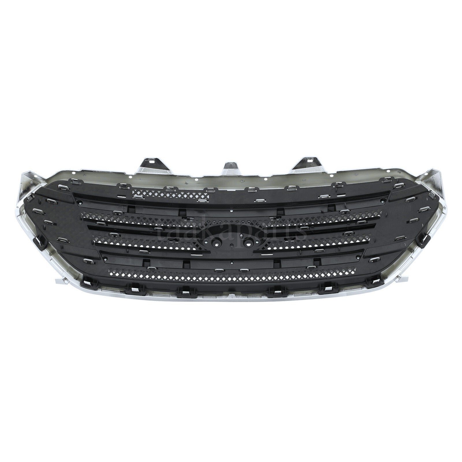 New Front Bumper Cover Primed Upper Lower Grille Kit for 2013 -2019 Ford Taurus