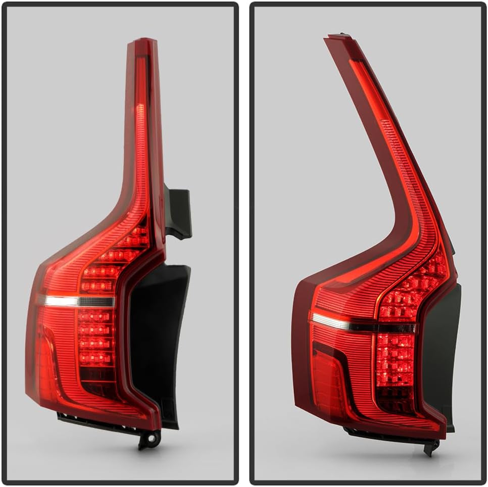 - for 2016-2024 Volvo XC90 Factory Style LED Tail Lights Brake Lamps Assembly Replacement Pair Set Left+Right
