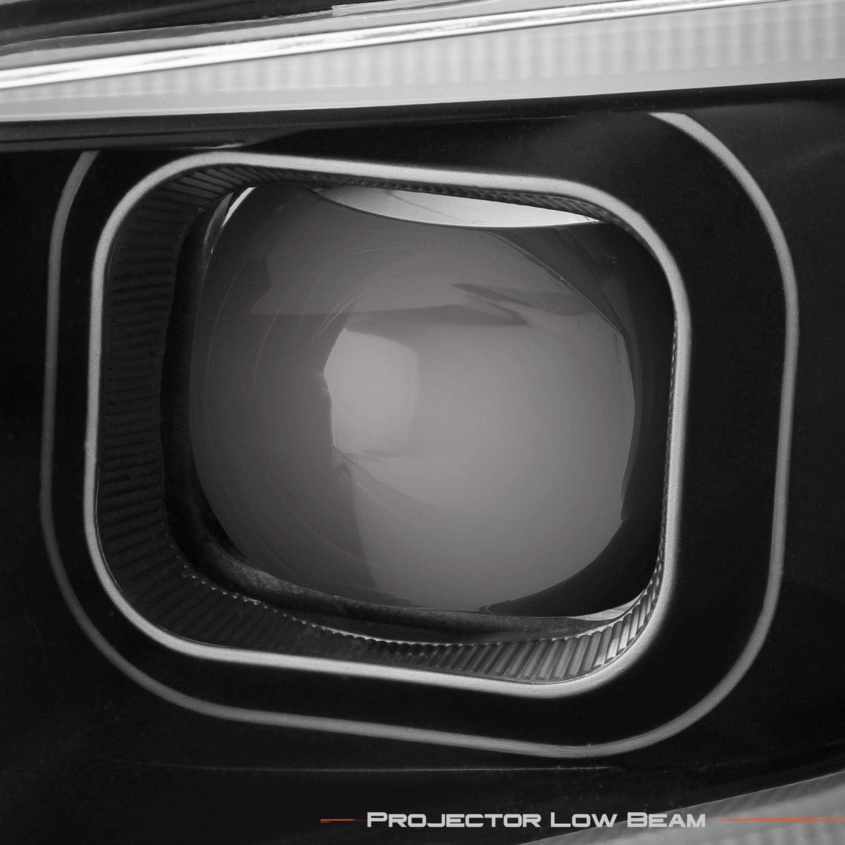 - for 2013-2015 Chevy Malibu C-Bar LED DRL Left and Right Projector Housing Headlights - Black