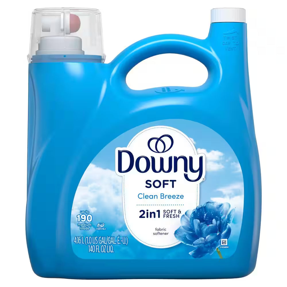 Ultra Clean Breeze Scent Liquid Fabric Softener, 190-Loads, 140 Fl. Oz.
