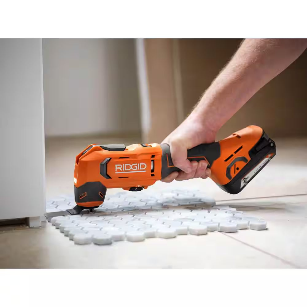 18V Cordless Oscillating Multi-Tool Kit with (2) 2.0 Ah Batteries, Charger, and 14-Piece Blade Kit
