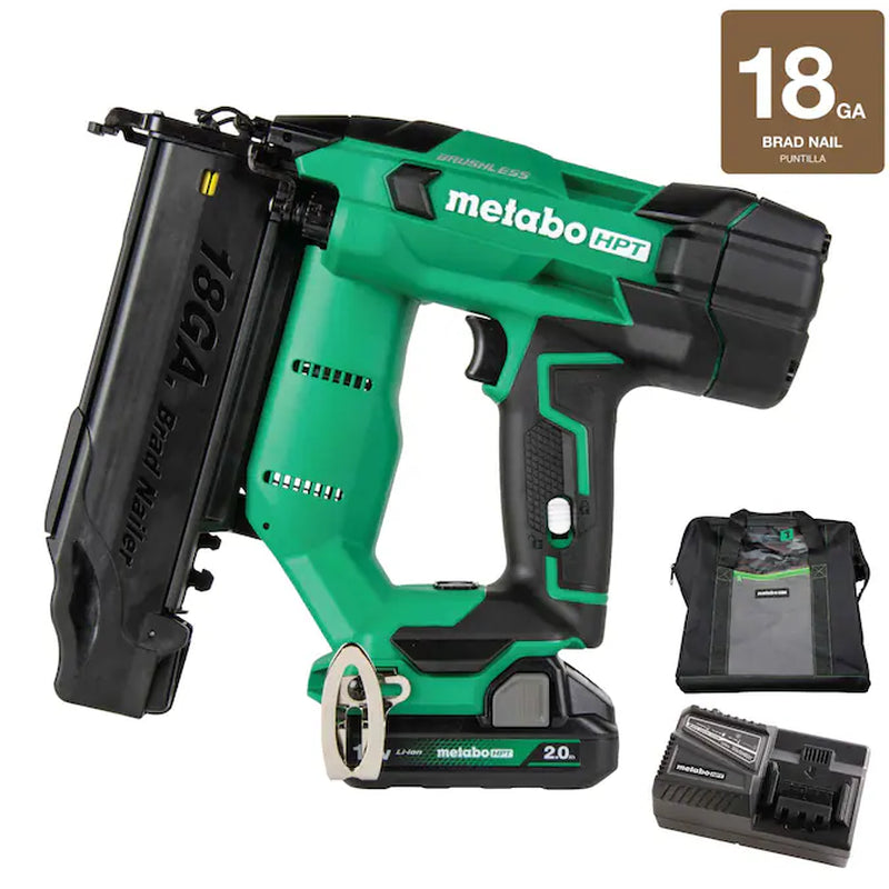 Multivolt 2-In 18 -Gauge Cordless Straight Brad Nailer (Battery Included and Charger Included)