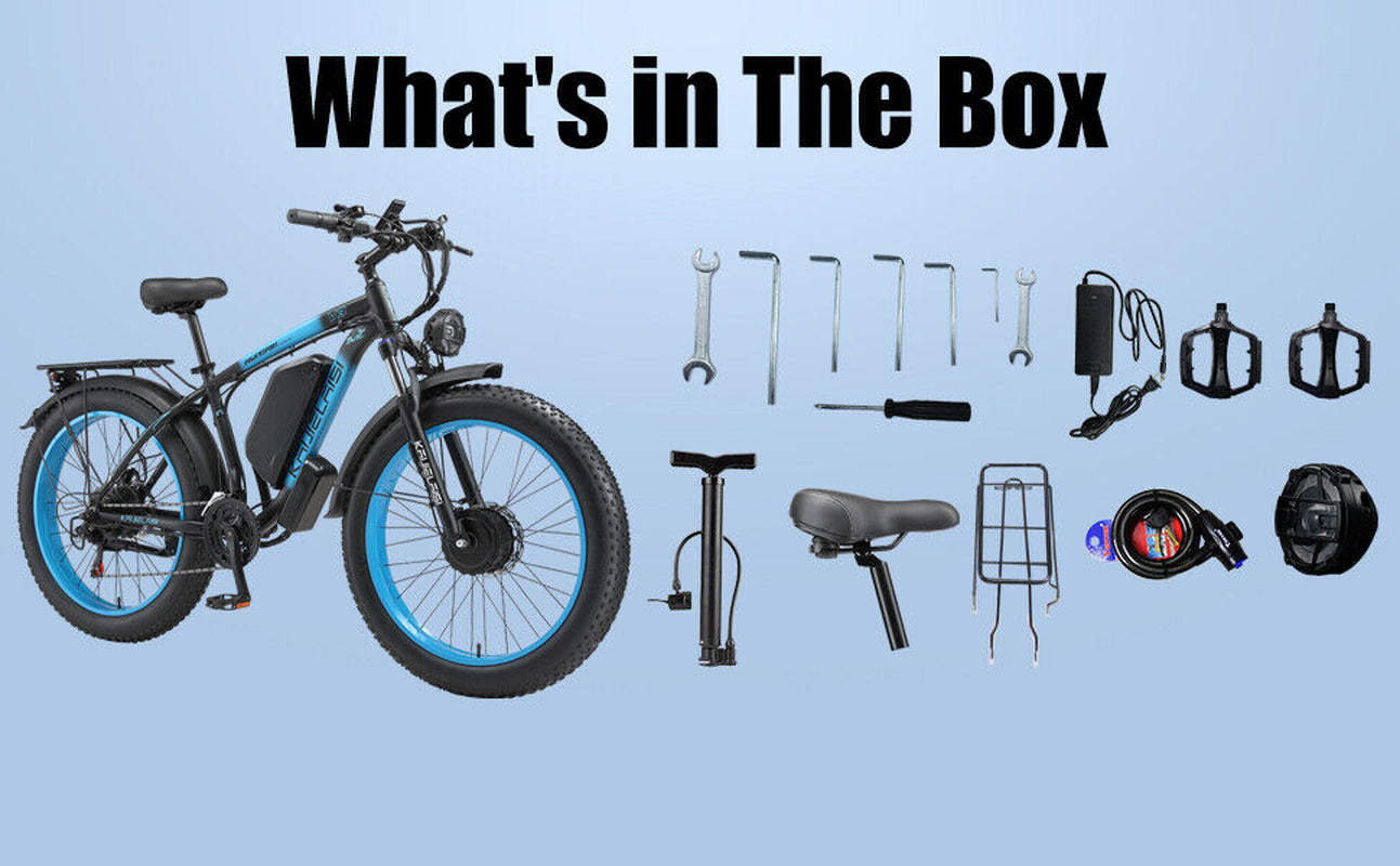 V3 2000W Electric Bike 48V/23Ah 26" Fat Tire Mountain Bicycle for Adult 35MPH