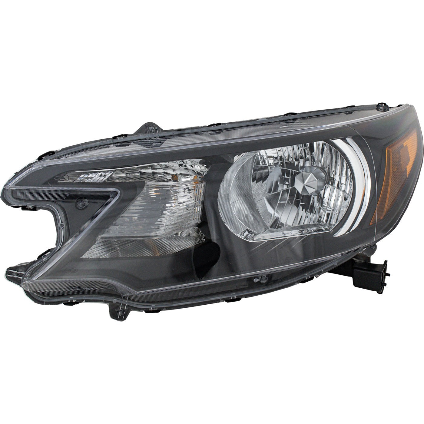 Driver and Passenger Side Headlights for Honda CR-V 2012-2014 Halogen W/ Bulb/S