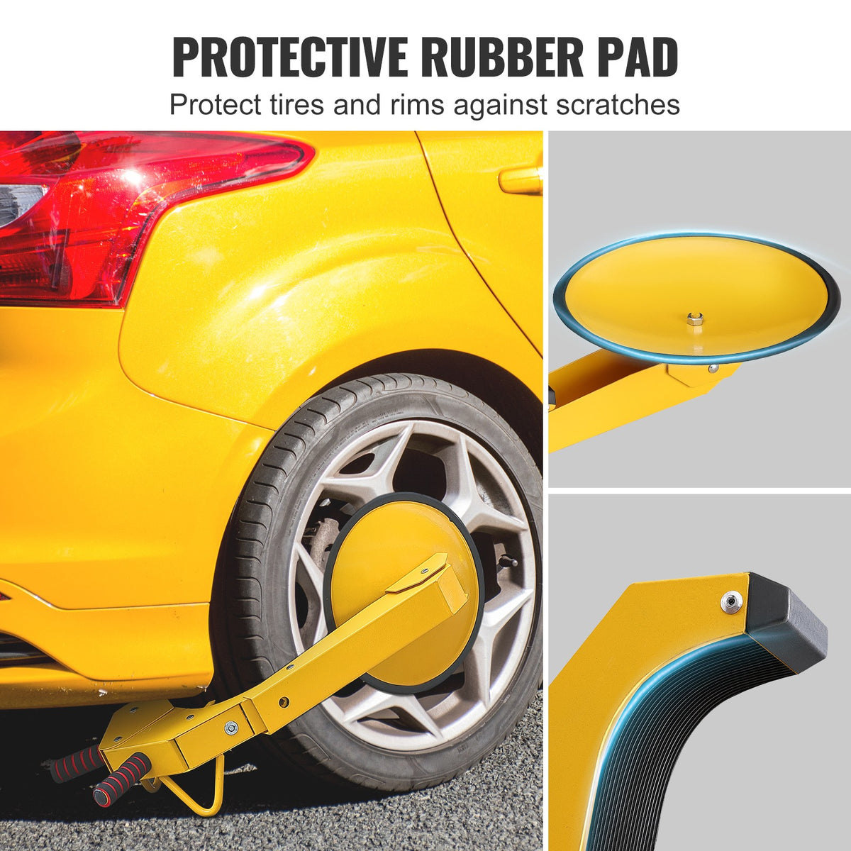 VEVOR Wheel Lock Clamp Boot Tire Lock Trailer Parking Auto Car Truck Anti-Theft
