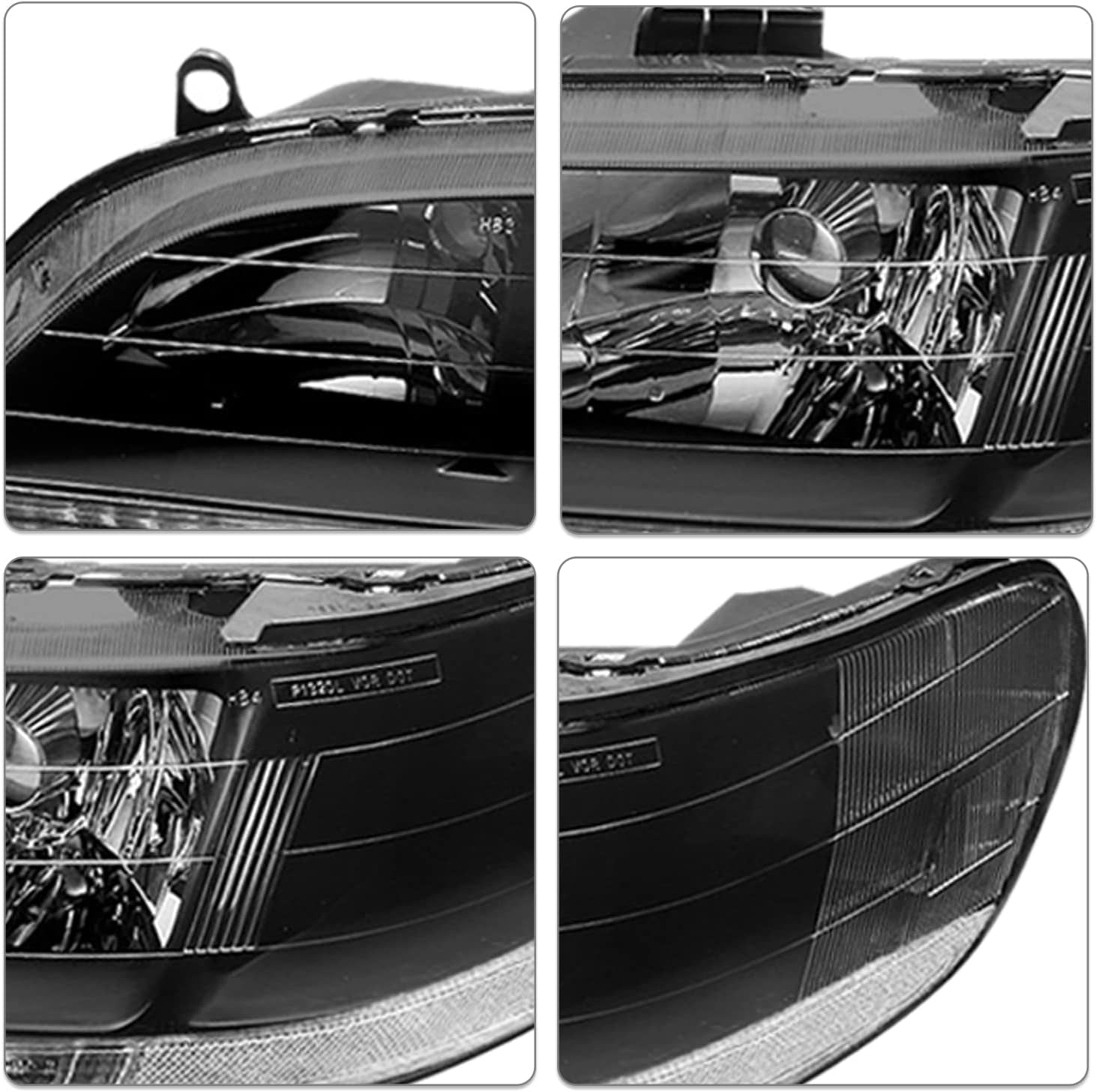 -For 1998-2002 Honda Accord Sedan/Coupe Headlight Headlamp Assembly