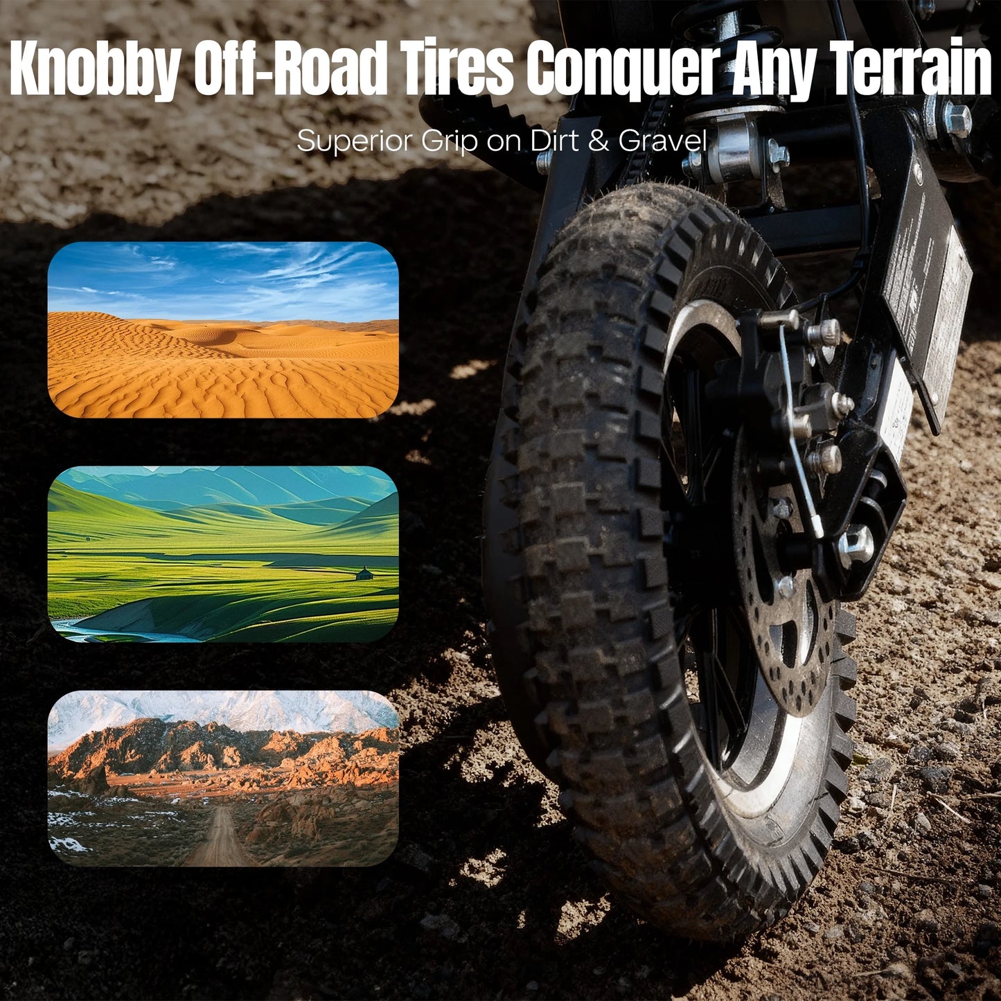 49CC Dirt Bike, Mini Bike 2-Stroke Gas Powered off Road with Max Speed 20MPH, Pull Start