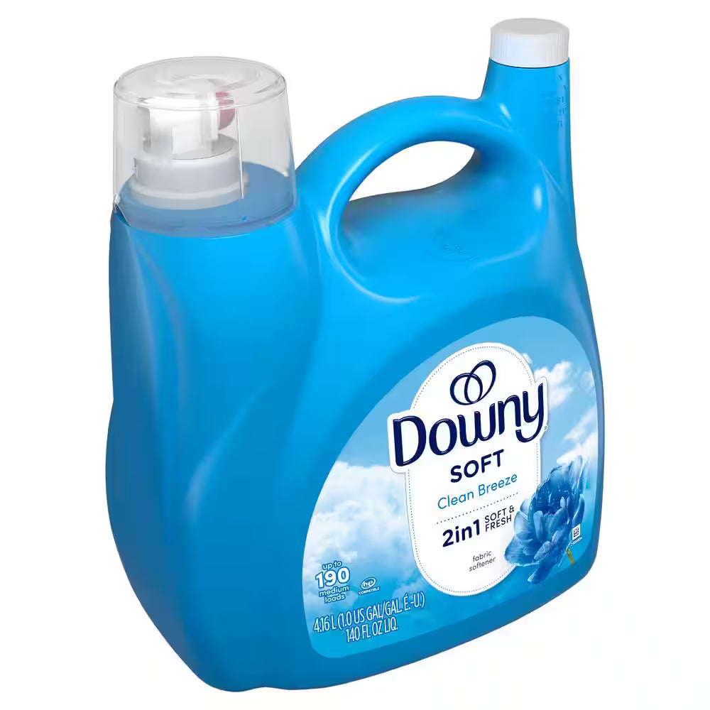 Ultra Clean Breeze Scent Liquid Fabric Softener, 190-Loads, 140 Fl. Oz.