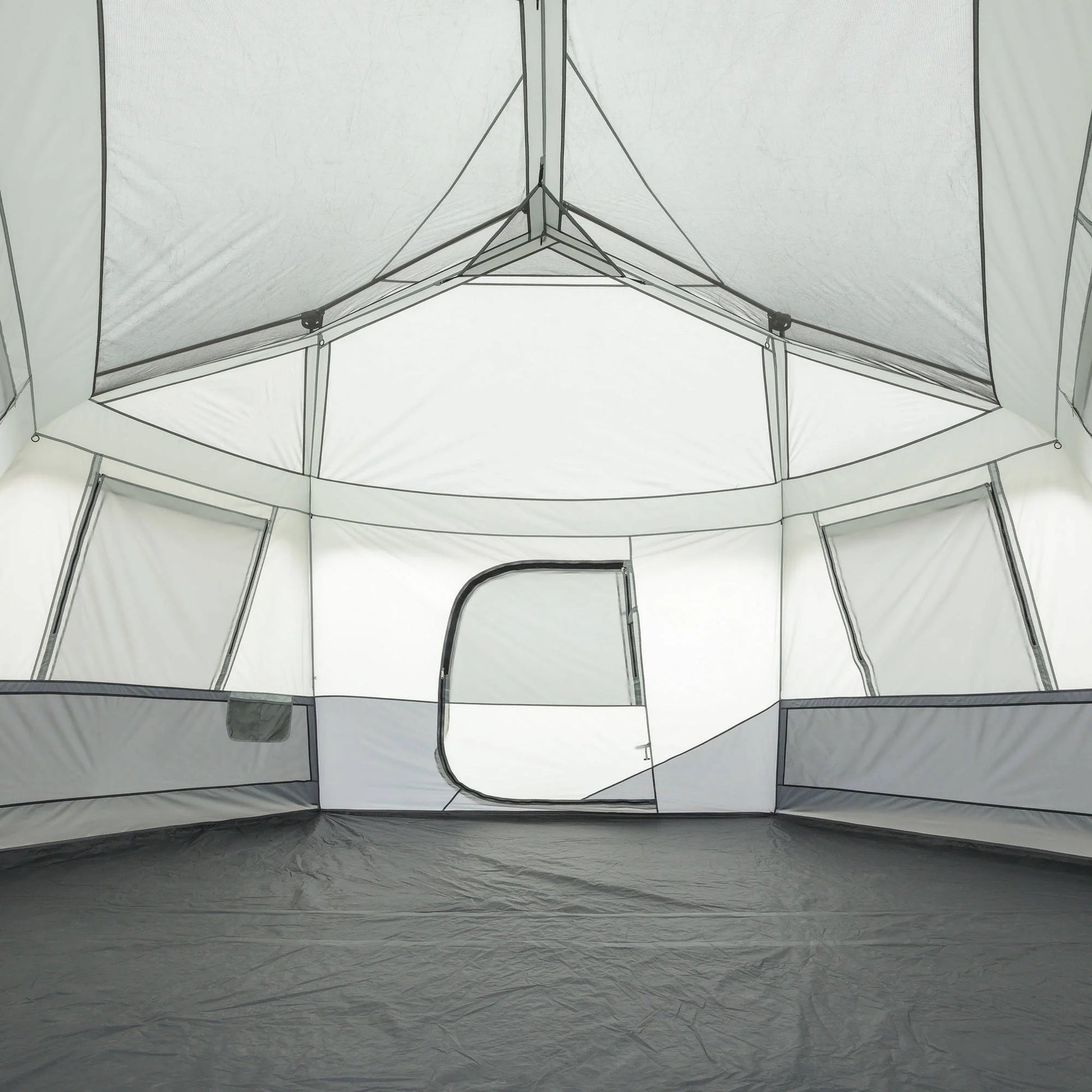 17' X 15' Person Instant Hexagon Cabin Tent, Sleeps 11