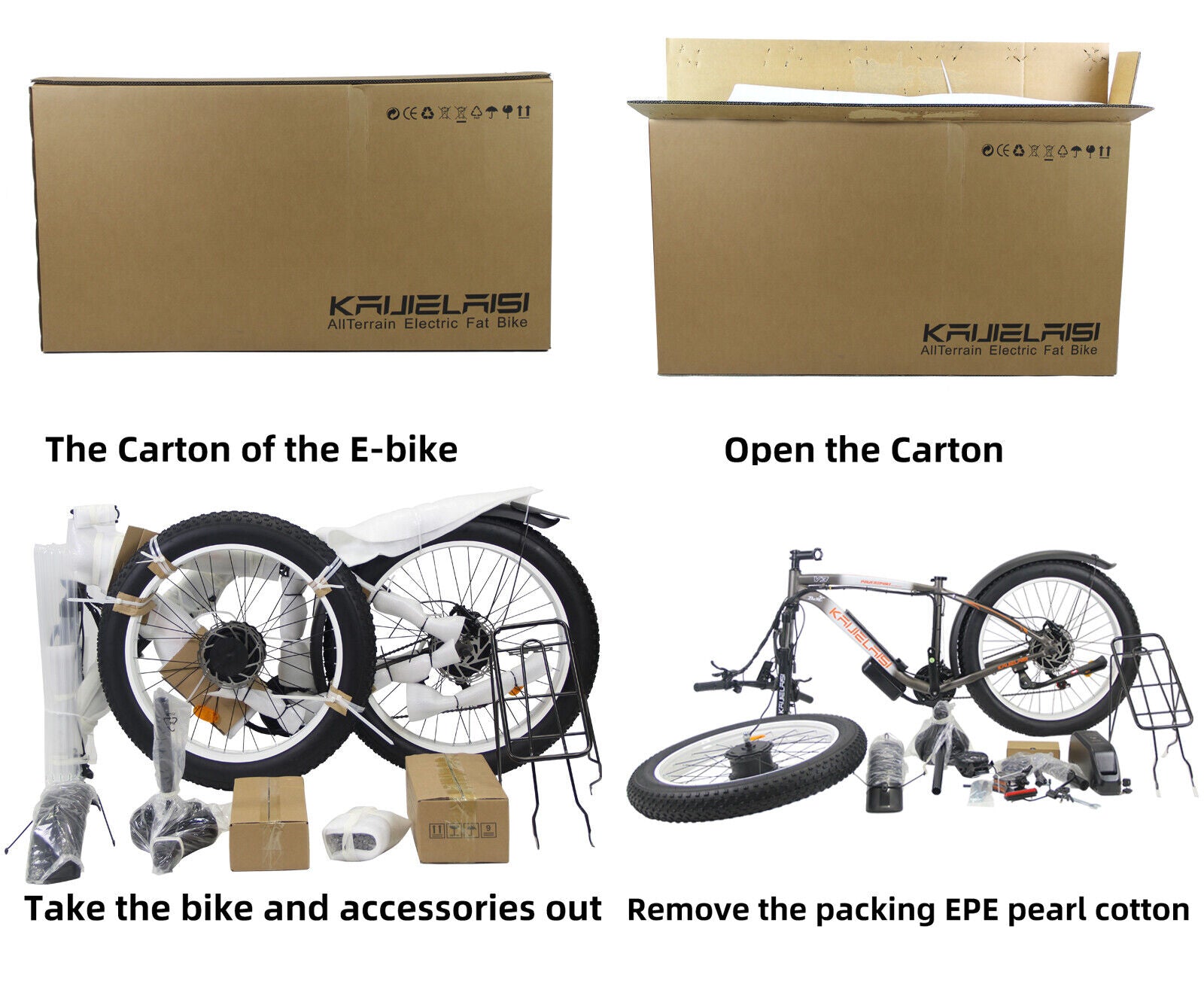 V3 2000W Electric Bike 48V/23Ah 26" Fat Tire Mountain Bicycle for Adult 35MPH