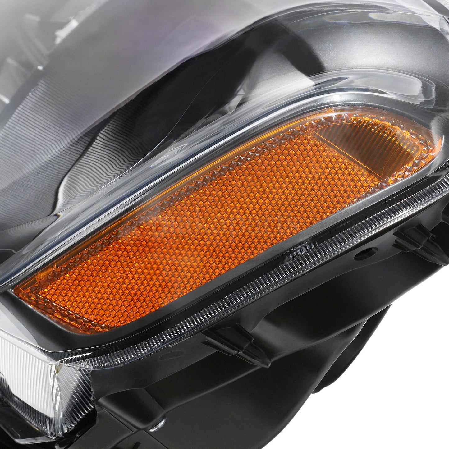 Pair Black Headlights for 2012 2013 2014 2015 Honda Pilot Lamp Light Left&Right