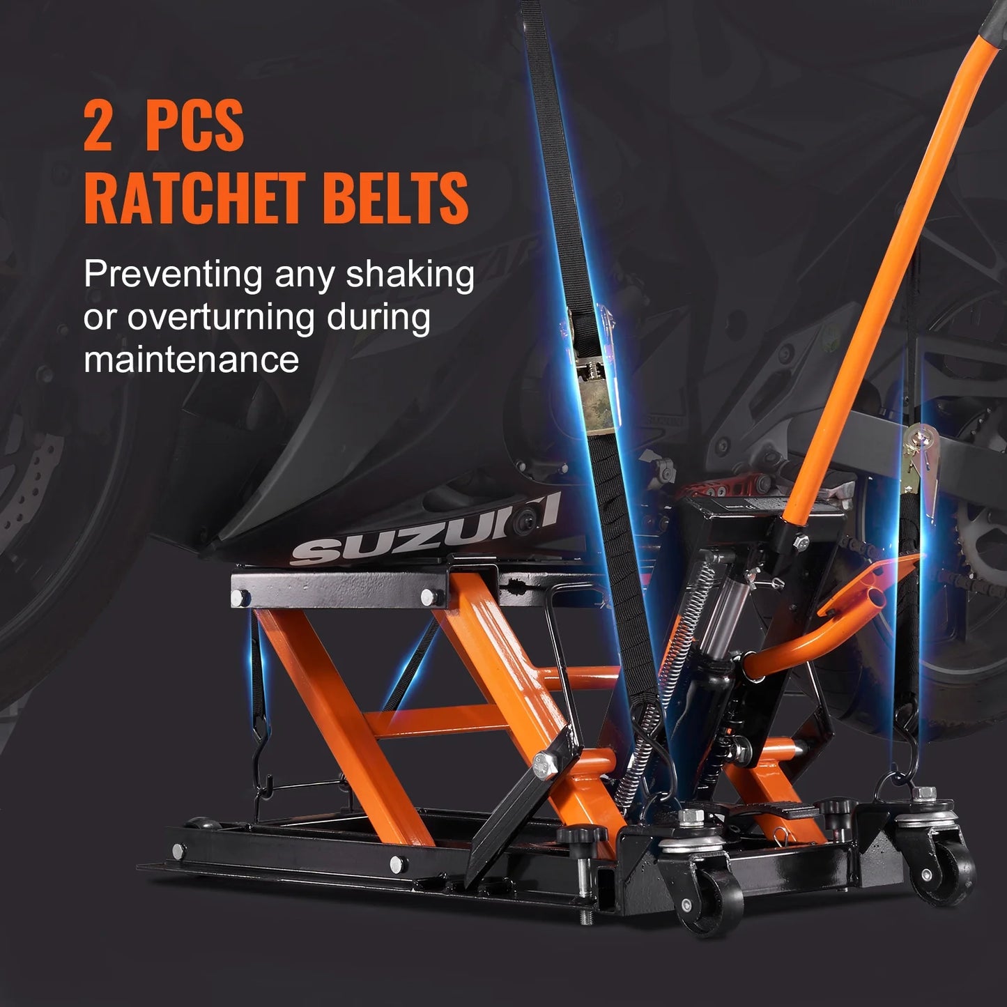 1500 LB Hydraulic Motorcycle ATV Lift Jack Hydraulic Pump Hoist Jack ATV Dirt Bike Stand