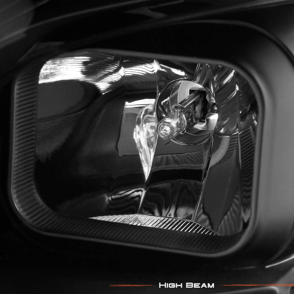 - for 2013-2015 Chevy Malibu C-Bar LED DRL Left and Right Projector Housing Headlights - Black