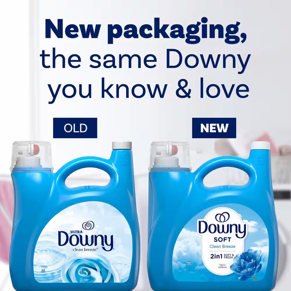 Ultra Clean Breeze Scent Liquid Fabric Softener, 190-Loads, 140 Fl. Oz.