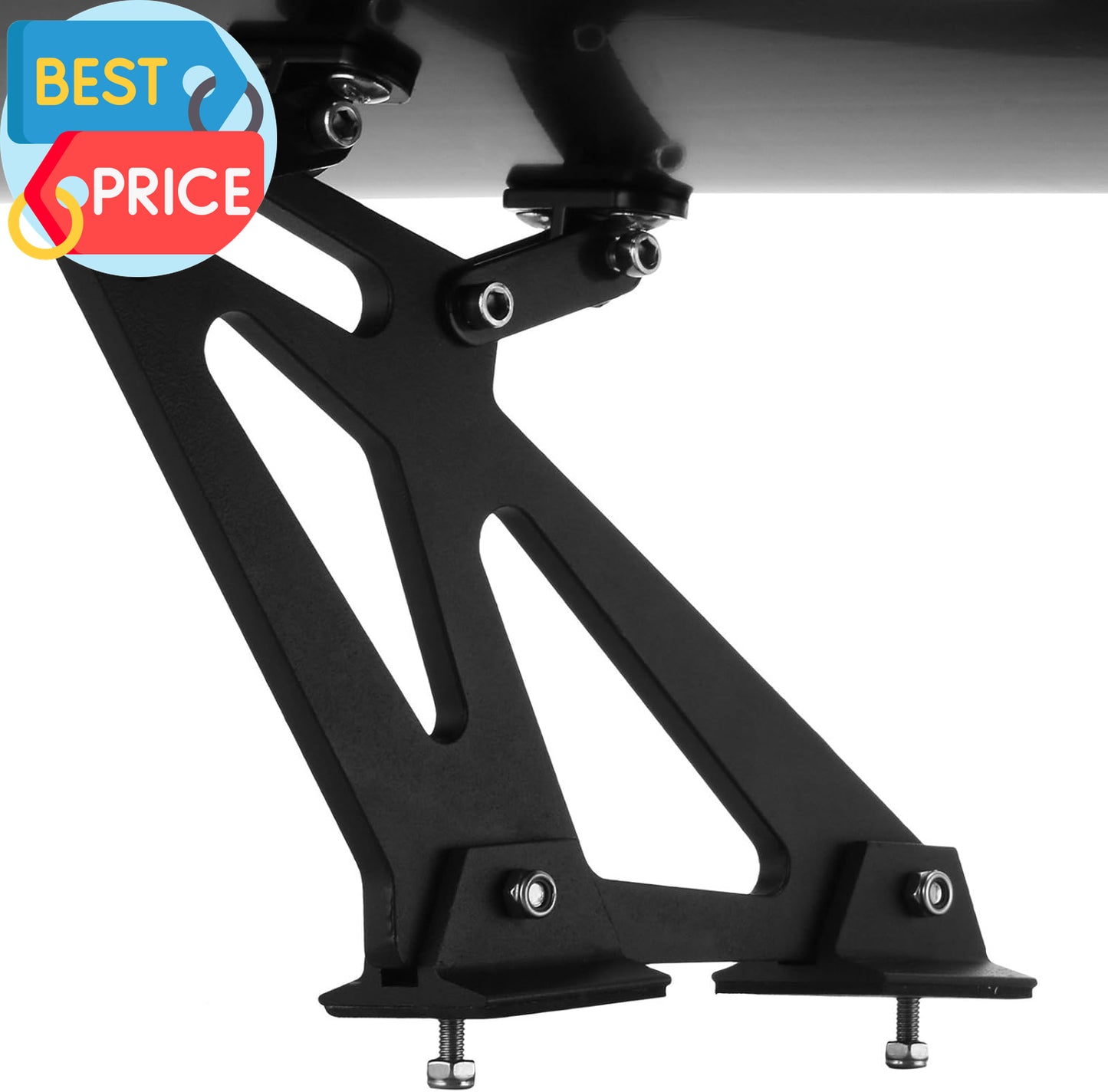 Single Deck GT Wing Car Spoiler Adjustable Universal 53.4 Inch Lightweight Alumi