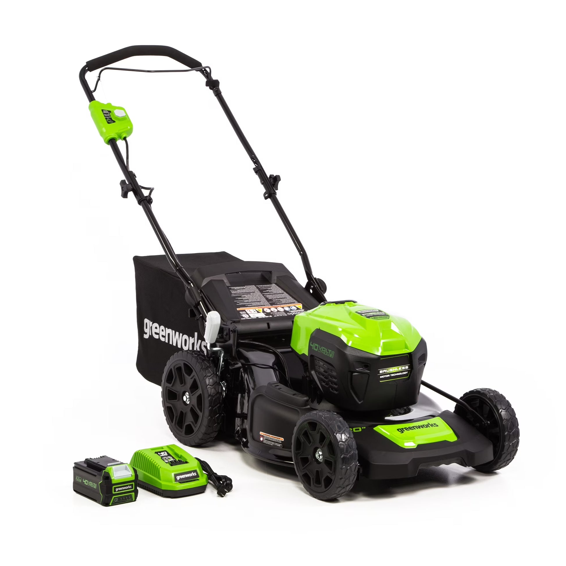 40V 20" Brushless Push Lawn Mower with 4.0 Ah Battery & Quick Charger 2516302VT