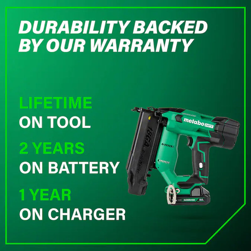 Multivolt 2-In 18 -Gauge Cordless Straight Brad Nailer (Battery Included and Charger Included)