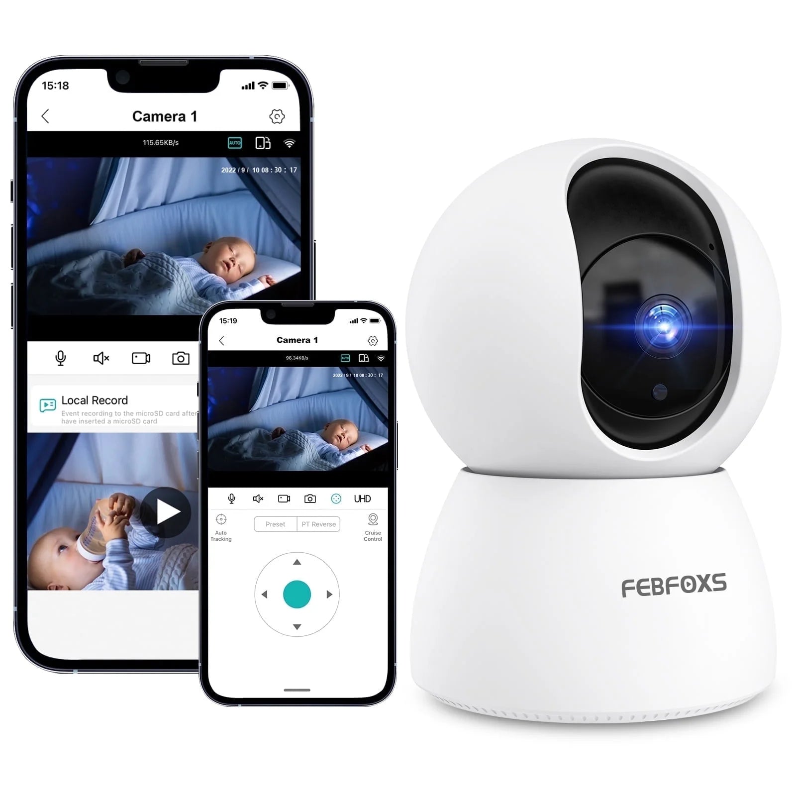 1080P Baby Monitor Security Camera for Home Security