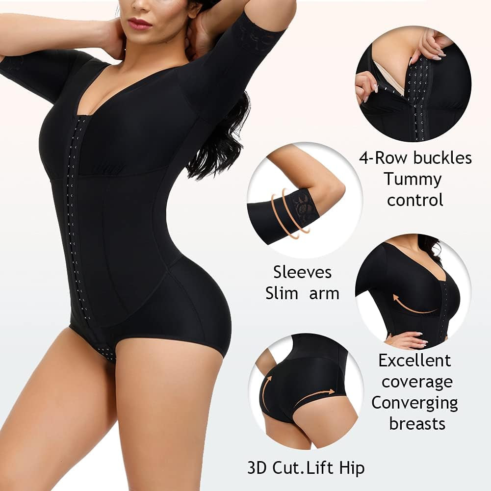 Shapewear for Women Tummy Control Full Body Waist Trainer for Women Fajas Para Mujer Open Bust Shapewear Bodysuit