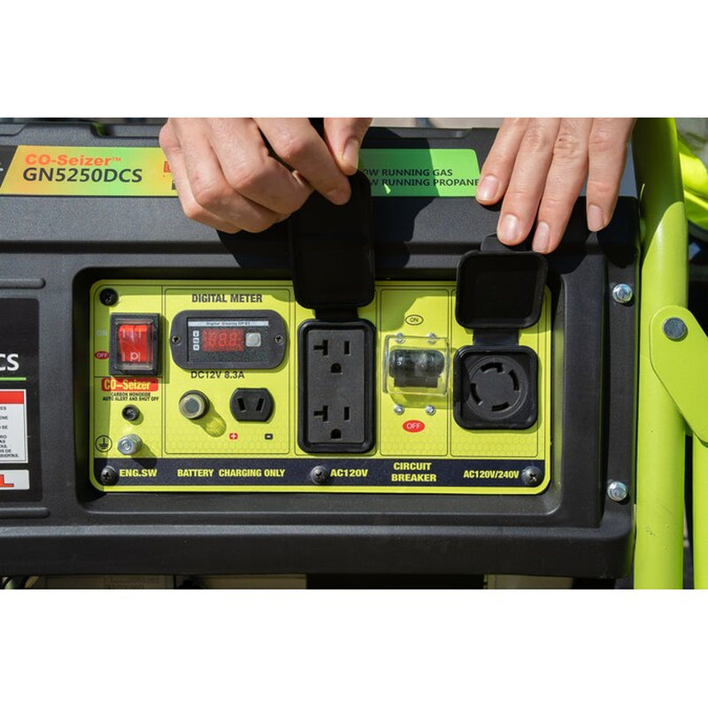5250 / 4250 -Watt Gasoline/Liquid Propane Dual Fuel Portable Generator