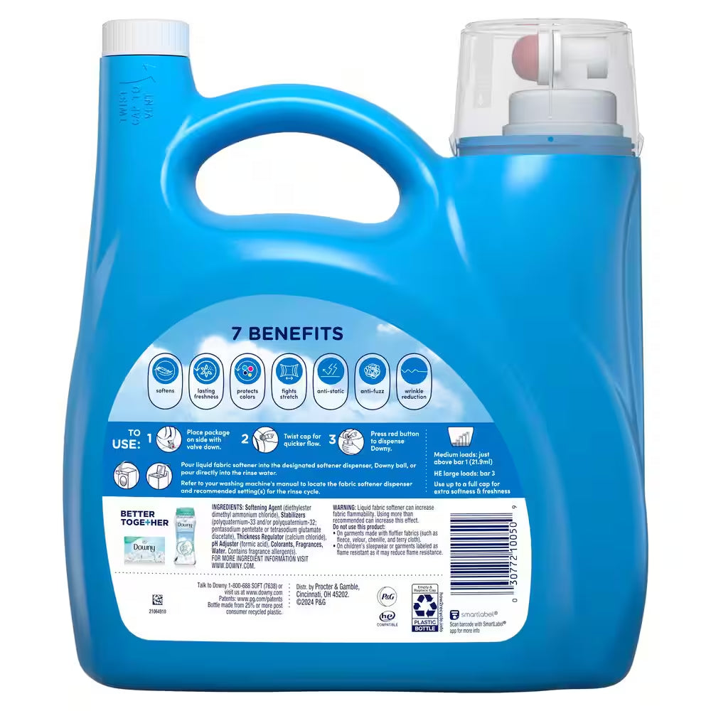 Ultra Clean Breeze Scent Liquid Fabric Softener, 190-Loads, 140 Fl. Oz.