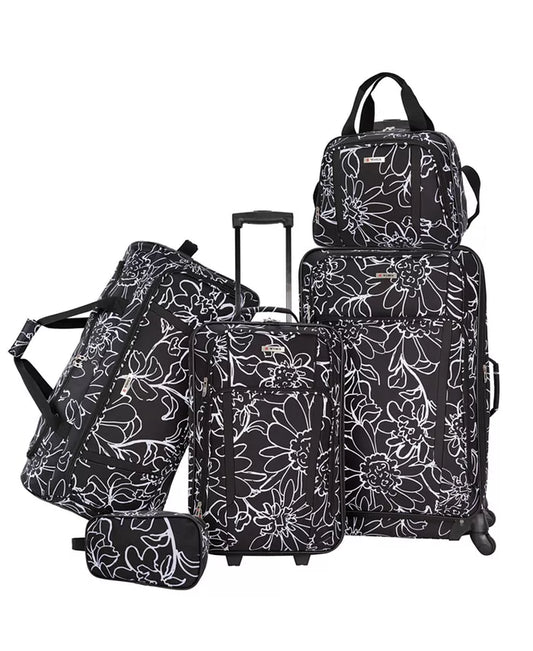 Freehold 5-Piece Softside Spinner Luggage Set