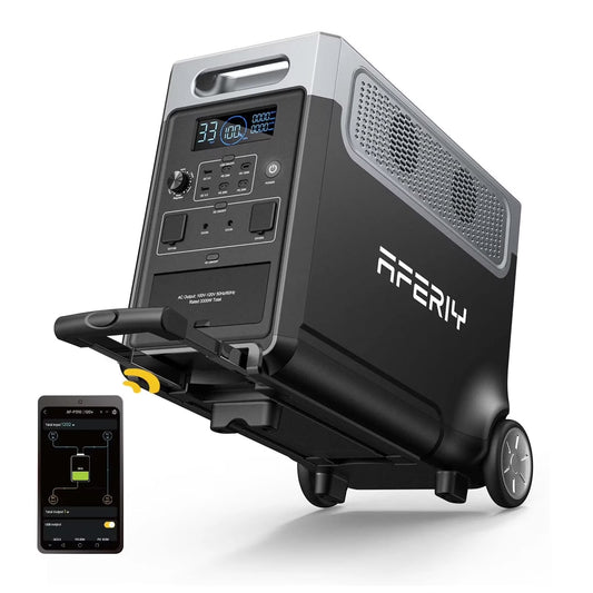 3840Wh Portable Power Station, 3600W Lifepo4 Solar Generator with 5 AC Outlets and Fast Charging, Backup Battery for Home, Camping, Rvs, and Power Outages