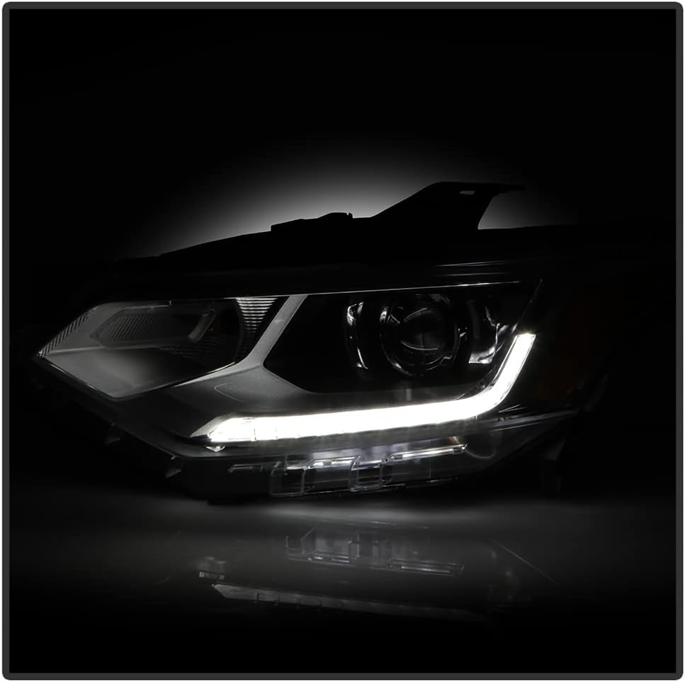 - for [Hid/Xenon Model] 2018 2019 2020 Chevy Traverse LED DRL Projector Headlights Headlamps Pair Set Left+Right