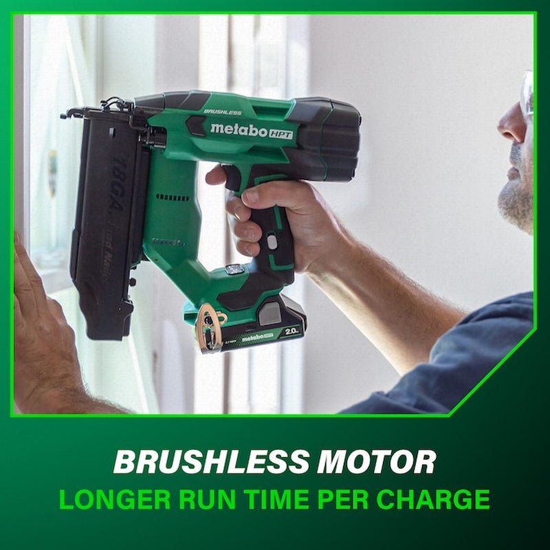 Multivolt 2-In 18 -Gauge Cordless Straight Brad Nailer (Battery Included and Charger Included)