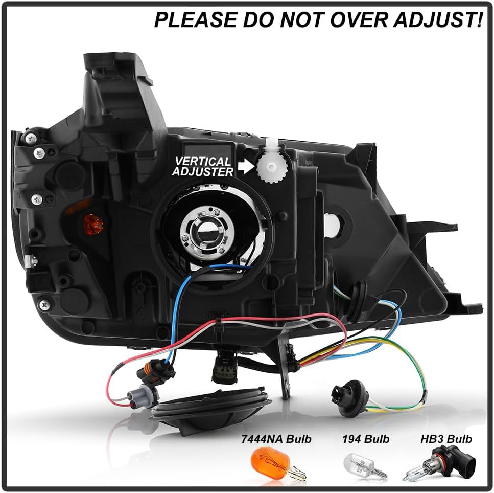 - for 2014-2020 Chevy Impala Halogen Type Factory Style Headlights Headlamps Assembly Pair Replacement Left+Right