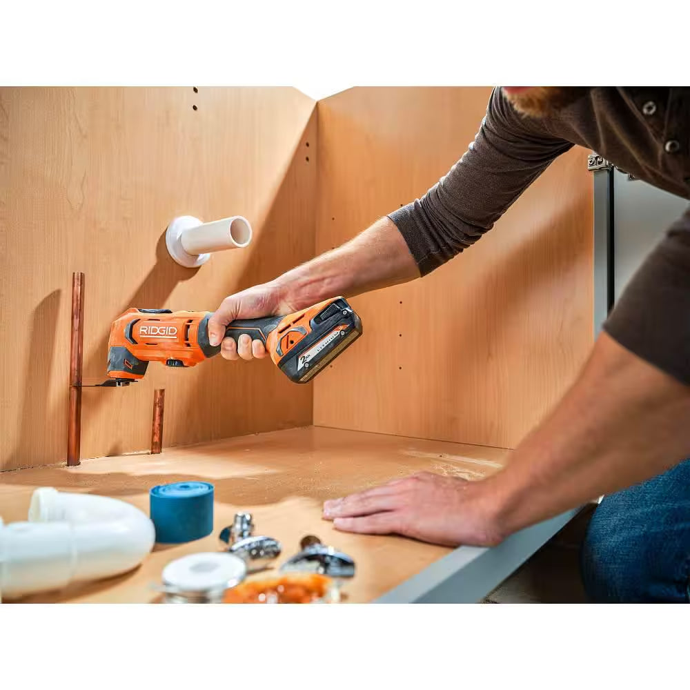 18V Cordless Oscillating Multi-Tool Kit with (2) 2.0 Ah Batteries, Charger, and 14-Piece Blade Kit