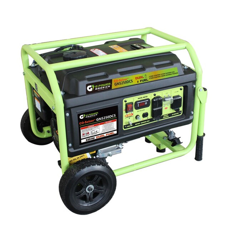5250 / 4250 -Watt Gasoline/Liquid Propane Dual Fuel Portable Generator