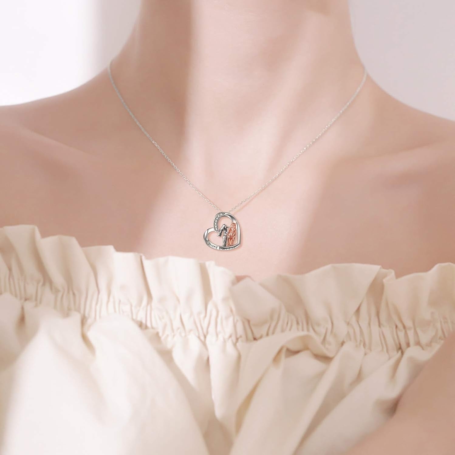 Horse Pendant Necklace Jewelry Sterling Silver Women with Horse Gift for Women