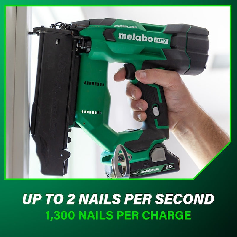 Multivolt 2-In 18 -Gauge Cordless Straight Brad Nailer (Battery Included and Charger Included)