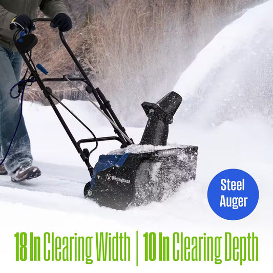 18 In. 120-Volt Single-Stage Corded Electric Snow Blower