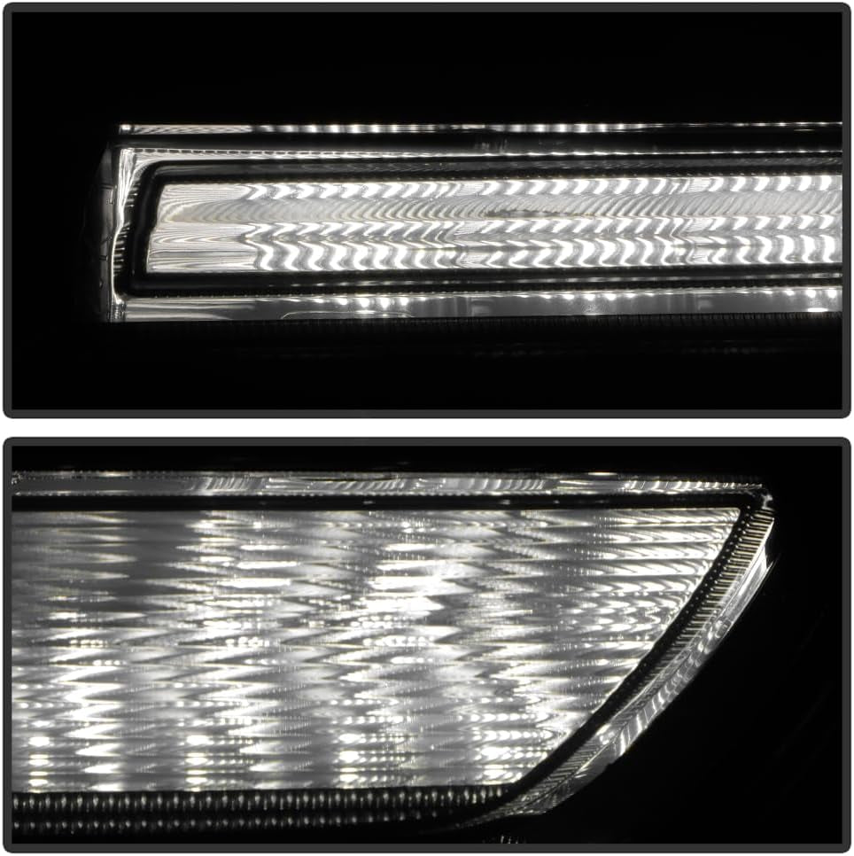 - for 2014-2015 GMC Sierra 1500 2015-2019 2500HD 3500HD Halogen W/O DRL Upgrade LED Tube Headlights Headlamps Set