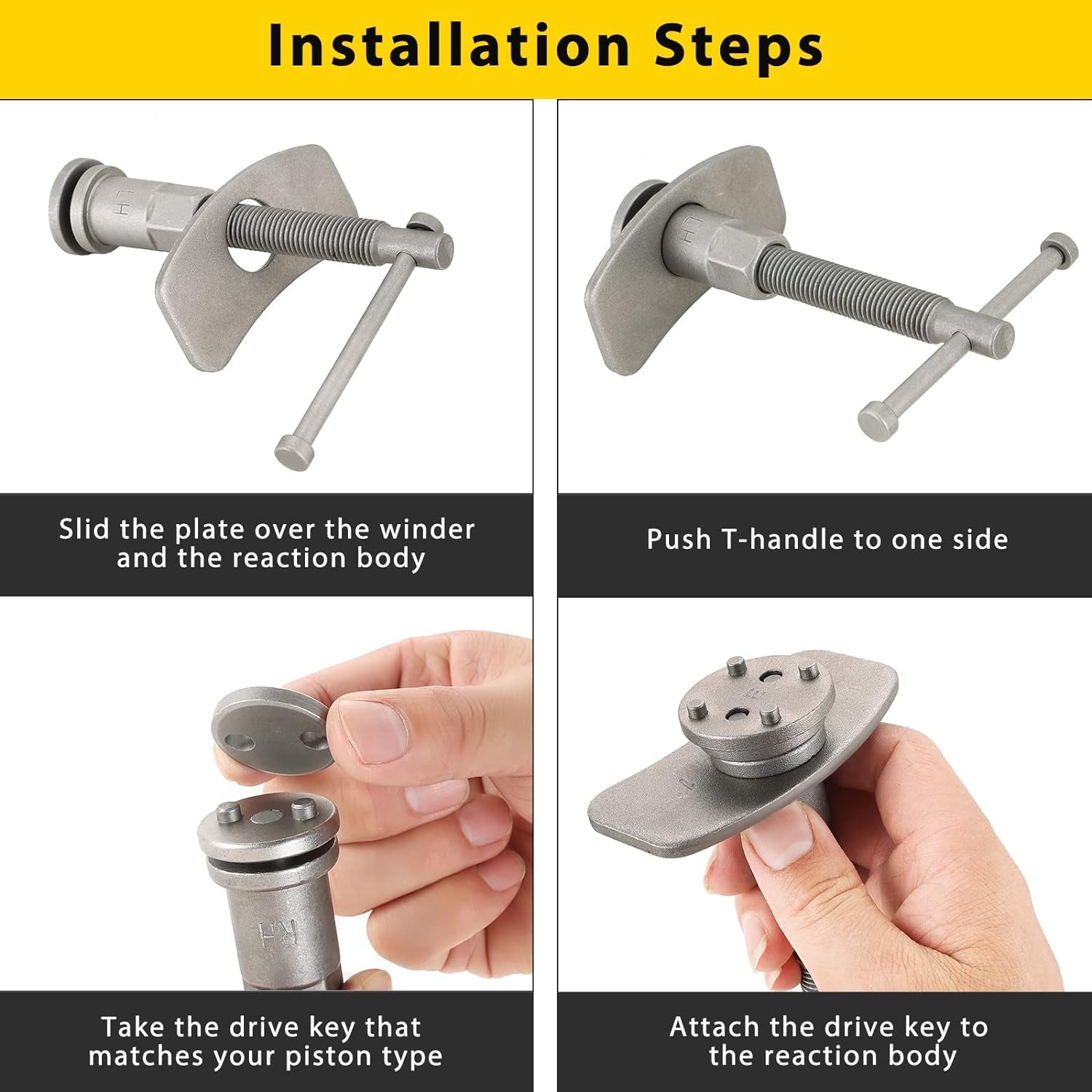 24PCS Disc Brake Caliper Tool Kit | Heavy Duty Disc Brake Piston Caliper Rewind